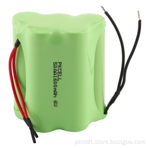 1600mAh Ni-MH Industrial Rechargeable Battery Pack for European and American Market